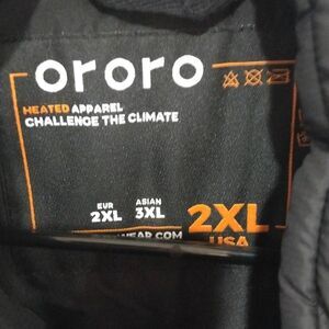 Ororo Heated Puffer Vest XXL Full Zip, No battery